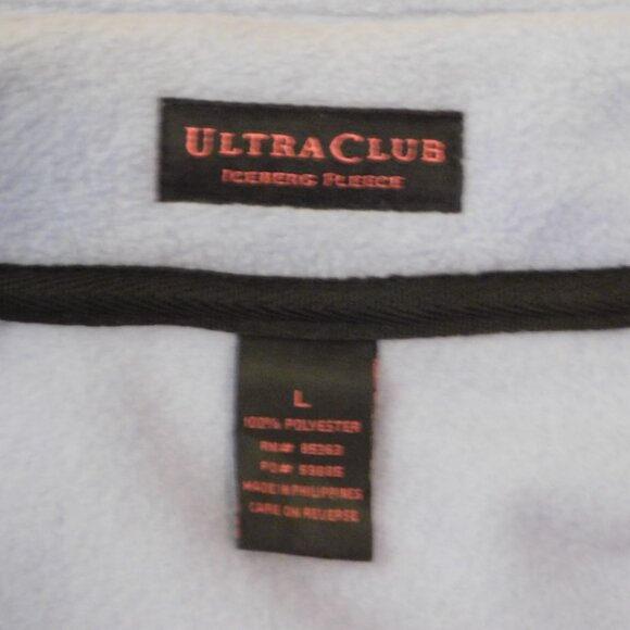 Ultra Club Women's Lt Blue Jacket w/Embroidered Corvette Logo, Size Lg _ New - Picture 7 of 15